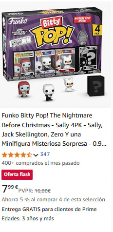 Recopilacion Funko Bitty POP! desde solo 6,49€