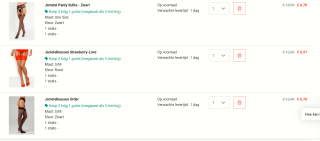 Easytoys kortingscode voor 2 + 1 gratis op alle lingerie en kleding