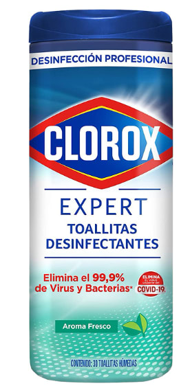 Toallas desinfectante Clorox por $27.93 en Amazon