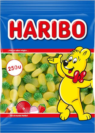Haribo Piñas 250 unidades por 4,38€