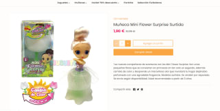 Muñeca Mini Flower sorpresa (surtidos)