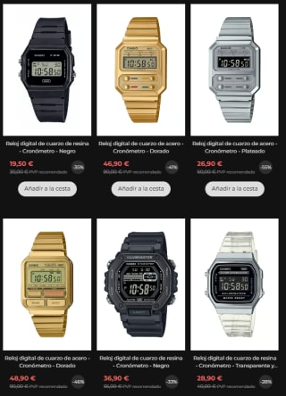Relojes Casio hasta 55% descuento grandes ofertas