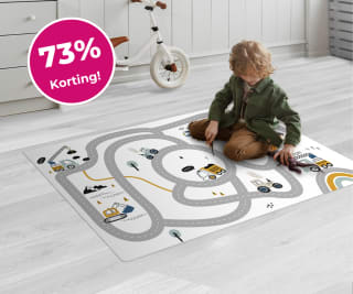 73% korting op alle speelmatten bij Fotocadeau! Nu voor maar €19,13 incl. verzendkosten.