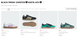 Hasta 60% de descuento en Adidas (Black Friday)
