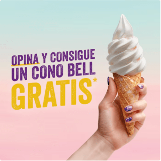 Opina y consigue un Cono Bell Gratis