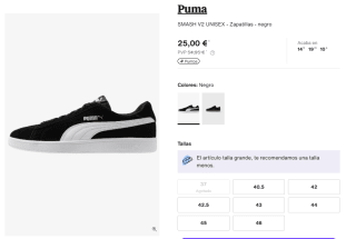 Zapatillas Puma Smash V2 Unisex por 25€