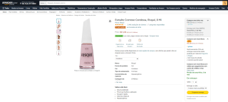 Esmalte Cremoso da Risqué de 8ml - R$ 3,95