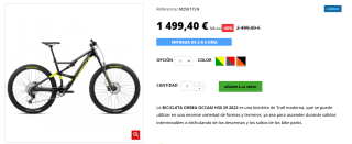 Bicicleta Orbea Occam H30 29 2022 por 1.499€