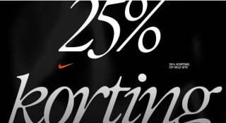 25% korting op aankopen vanaf €50 voor Nike Members