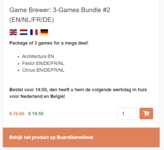 Game Brewer: 3-Games Bundle voor €19,50 bij Crowdfinder