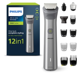 Tondeuse Philips Series 5000 tout-en-un, tondeuse multistyle 12 en 1 pour le visage, la tête et le corps à 34,99€