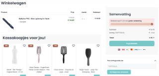 15% extra korting op geselecteerde haartools bij Haarshop