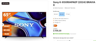 Sony Bravia K-65XR84 voor €2.159,20 bij Expert