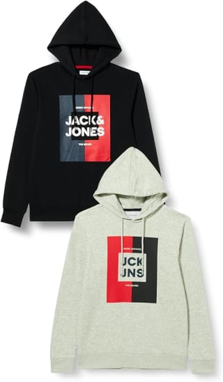2-stuks JACK & JONES Sweatshirt 'Oscar' heren hoodies vanaf €20,29 bij Amazon