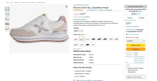 Zapatillas Munich Dash Sky Mujer por solo 37€
