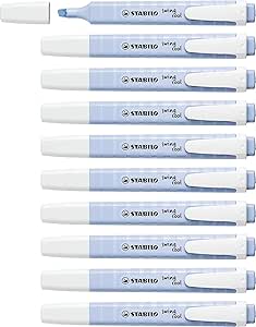 Stabilo pack de 10 marcadores florescentes por 5,50€.