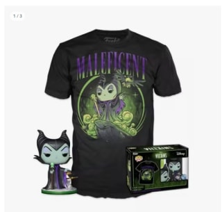 Funko Pop Tees Malefica Disney Diamond Special Edition + Camiseta por 10.19€