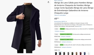 Abrigo de Lana Cálido por 24,99€