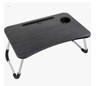 Mesa De Cama Plegable Portátil Multifunción 60Cm X40Cm por 12.59€ (Cuenta Nueva 6.3€)