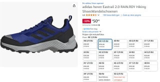 adidas Terrex Eastrail 2 RAIN.RDY Heren voor €50 bij Amazon