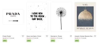 40% korting op posters bij Desenio