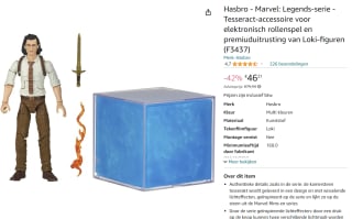 Loki Marvel Legends Electronic Roleplay Replica voor €46,21 bij Amazon