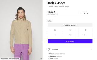 Chaqueta de Hombre Jack & Jones JJEROY por 18.5€