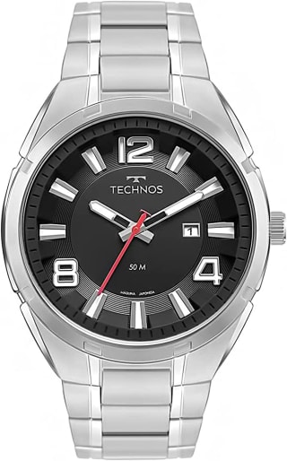 Relógio Masculino da Technos, modelo Skymaster Prata - R$ 206,90