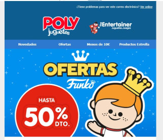 50% descuento en Funkos desde Jugueteria Poly