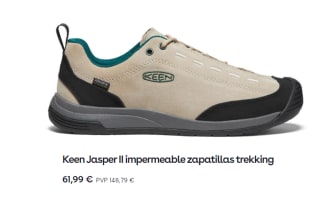 Zapatillas de trekking para Hombre Keen Jasper II por 61.99€