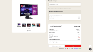2 Monitores LG UltraGear 27" QHD por 268,69€