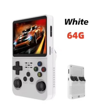 Consola de Videojuegos Portátil Retro R36S Sistema Linux Pantalla IPS 3.5” 64GB por 25,22€