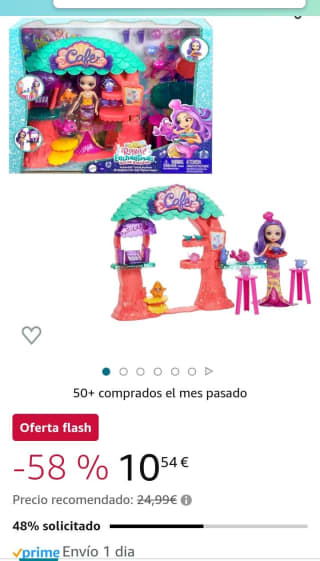 Enchantimals Royal Enchantimals Ocean Kingdom Cafetería submarina de Martina Mermaid por 10,54€.