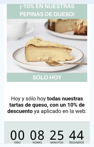 -10% Tartas de Queso en Pepinapastel.