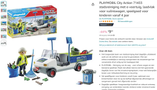 Playmobil City Action stadsreiniging met e-voertuig (71433) voor €9,99