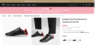 Sneakers Puma Drift Cat Decima 2.0 Scuderia Ferrari HP à 55€