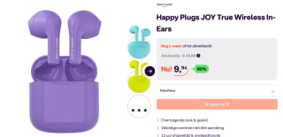 HAPPY PLUGS 012866 JOY in diverse kleuren voor €9,49 bij ibood