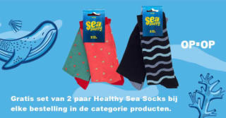 Gratis 2 paar Healthy Seas Socks bij bestelling bij Airmiles
