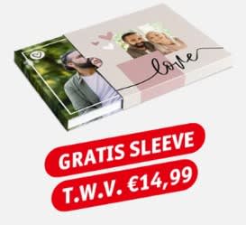 Gratis sleeve voor je CEWE fotoboek bij Kruidvat