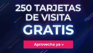 Gratis 250 Tarjetas de visita