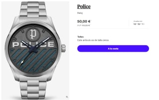 Reloj para Hombre Police por 50€