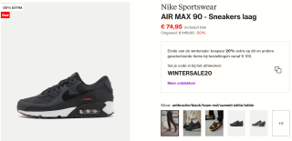 Nike Sportswear AIR MAX 90 voor €74,95 bij Zalando