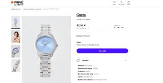 Reloj de mujer marca Guess GD BETTE por 57€