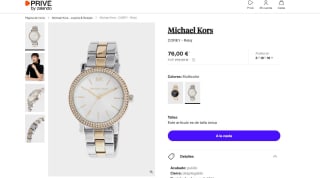 Reloj marca Michael Kors COREY por 76€
