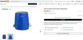 Mochila isotérmica RPET y PEVA Outdoor marca Benetton por 14,99€