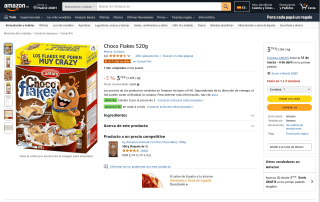 3 cajas Choco Flakes 520 g por 7,58€
