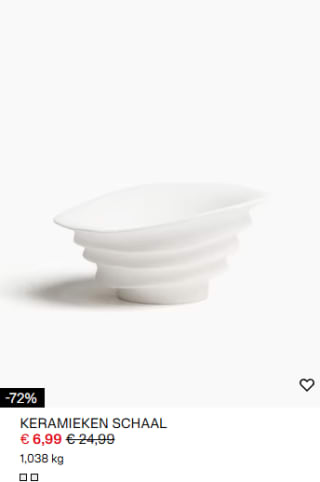 Tot 86% korting in de sale van H&M