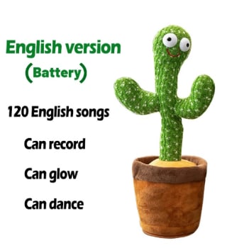 Cactus que baila canta y repite lo que le digas por 2,99€
