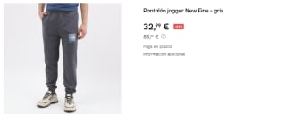 Pantalón jogger para Hombre The North Face New Fine por 32.99€