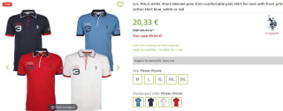U.S. Polo Assn. Polo shirt in diverse kleuren voor €20,33 bij Outlet46